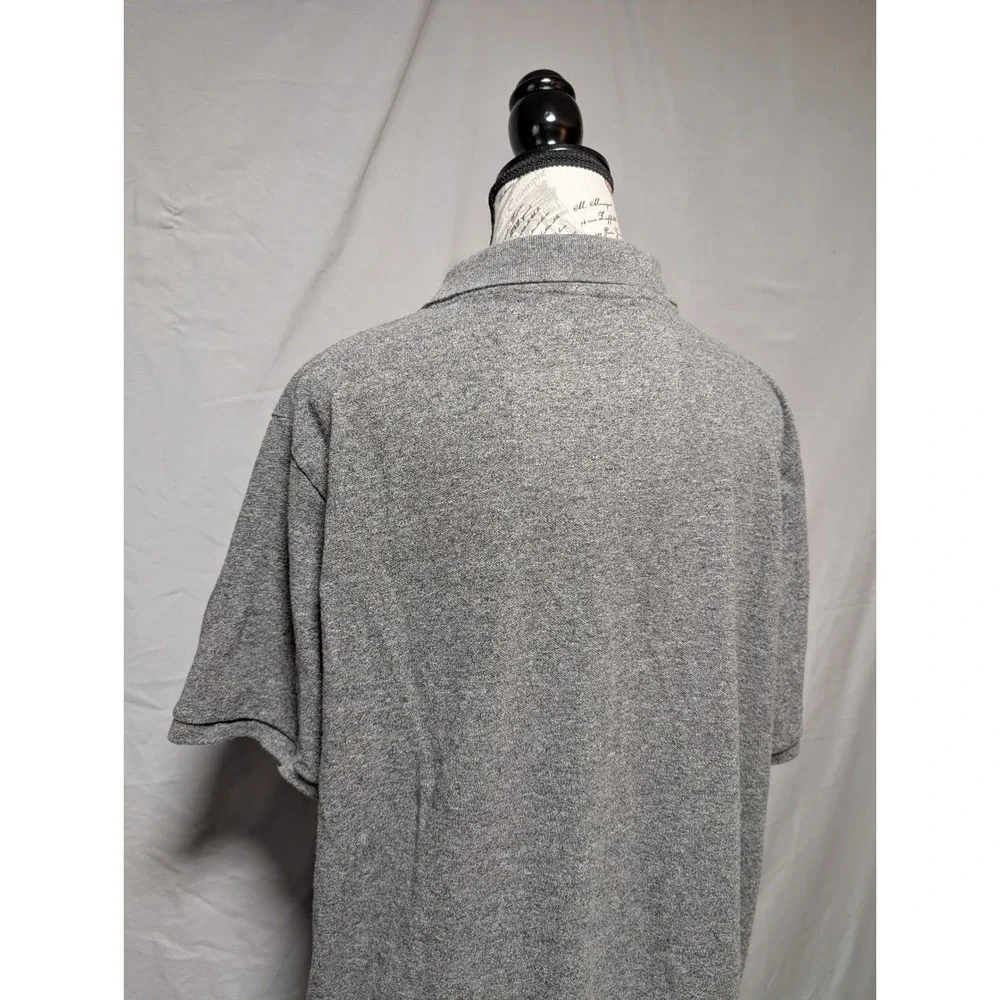 American Eagle Men's Heather Gray Polo Shirt Size‎ XXL
